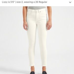 Everlane jeans in ‘Bone’